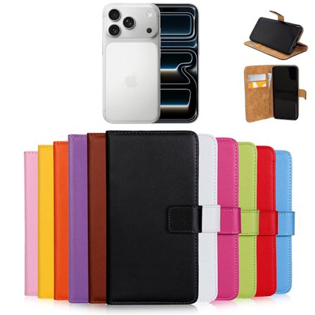 Iphone 17 Pro plånboksfodral plånbok fodral skal grön -