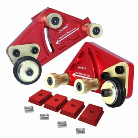 1 par clear-cut præcision lager guider træbearbejdning sav bord leje rulle fodring lok brætter sikkerhed fremdrift hjælpe værktøj