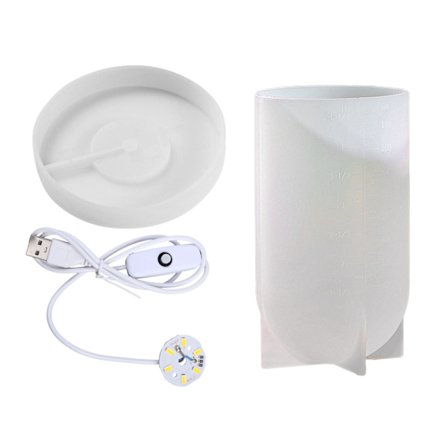 Resin Lysformer Sylinder Silikon Resin Former Nattlys Kunst Håndverksutstyr