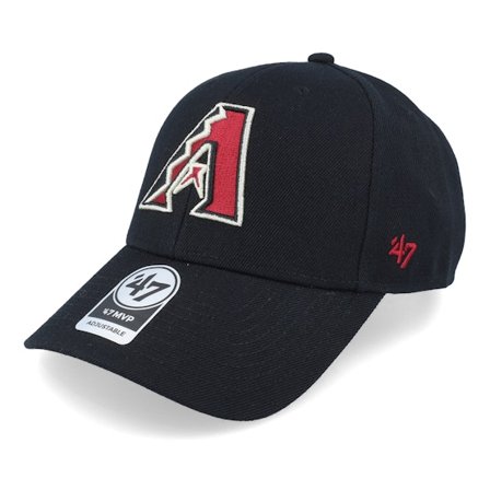 47 Brand - MLB Black adjustable Czapka Z Daszkiem - Arizona Diamondbacks Brand Mvp Black Adjustable @ Hatstore