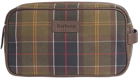 Barbour Tartan Washbag Classic Tartan