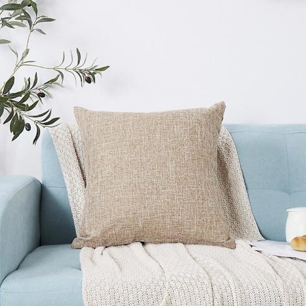 Koristeelliset tyynynpäälliset 2 kappaleen sarja Pellavasta valmistetut tyynynpäälliset sohvalle, nojatuolille, olohuoneeseen, 20x20 tuumaa, 