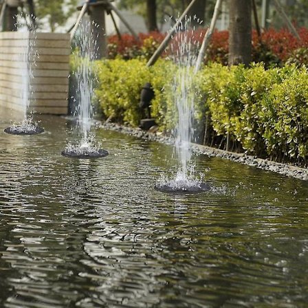 7V Flydende Vandpumpe Solpanel Havevanding