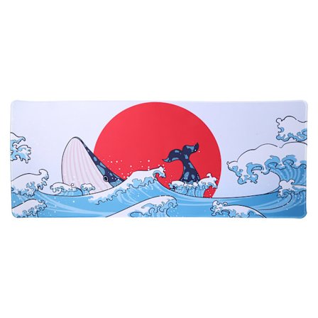 Stor Gaming Musmatta Dator Spelare Tangentbord Korallhav Musmatta Halkfri Skrivbordsunderlägg För PC Stationär Dator Mus