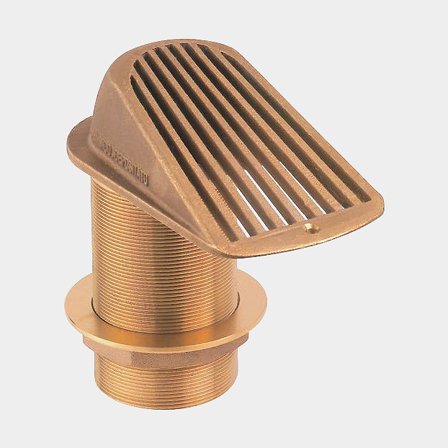 Bordsgenomföring med sil Guidi Grated Water Intake 2000, brons, 1 1/4" G (BSP)