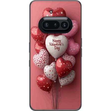 Yhteensopiva Puhelinkuori Nothing Nothing Phone (3a) Ystävänpäivän ilmapallot