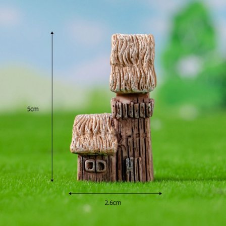 Talofiguurit Olkikattoinen mökki TYYPPI D TYYPPI D