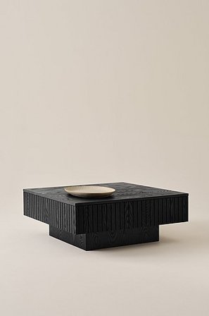 Jotex - Soffbord 90x90 Cm MDF Brun/svart FURUVIK - Köp Soffbord hos Jotex