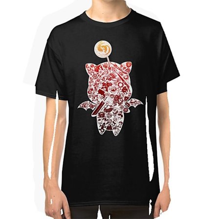 Final Fantasy Moogle-verse (röd) T-shirt