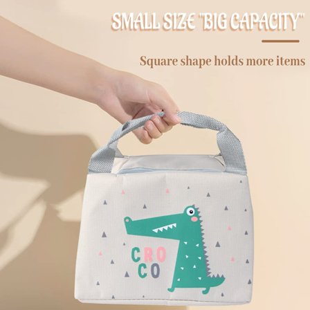 Lunchväska för flickor, isolerad lunchväska, barnens lunch B