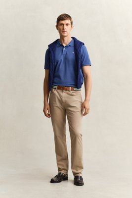 GANT - Desert jeans i regular fit til herre dark khaki