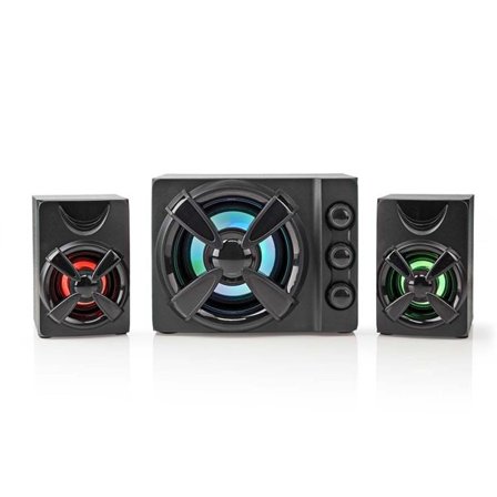 Pelikaiuttimet, joissa on subwoofer ja RGB-valaistus