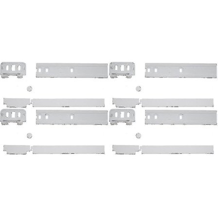 Integreret Køleskabs- og Fryseskabsdør Glidehængselssæt