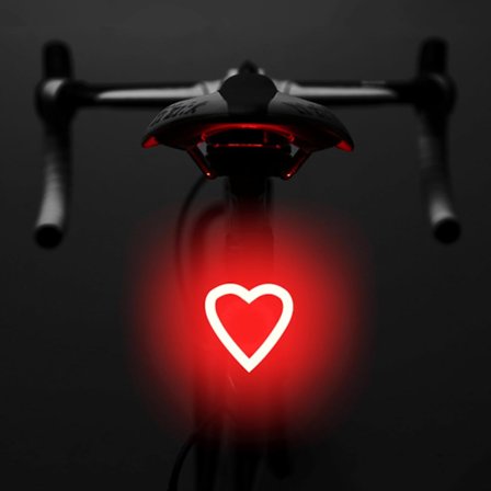 Sykkel LED baklys, oppladbart bakhjulslys, egnet for nattsykling, vanntett sikkerhetsvarsellys, for voksne og barn.