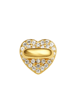Charlotte Bonde STHLM Signature Vanity Heart Pendant Smycken & klockor Dam Guld ONESIZE