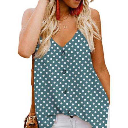 Dam Ärmlös Cami S V-hals Camisole
