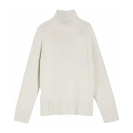 Max Mara Turtlenecks Hvid, Dame Rullekraver