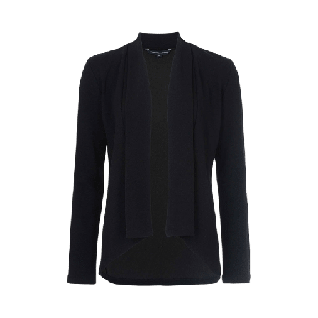 French Connection Josie Jersey Jacket Jackor Dam Svart 10