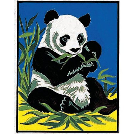Kit canvas Panda 20x25cm