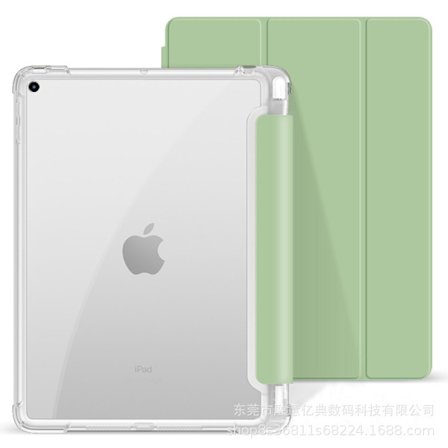 Stilrent skal för iPad 10 2022, speciell matcha grön transparent airbag