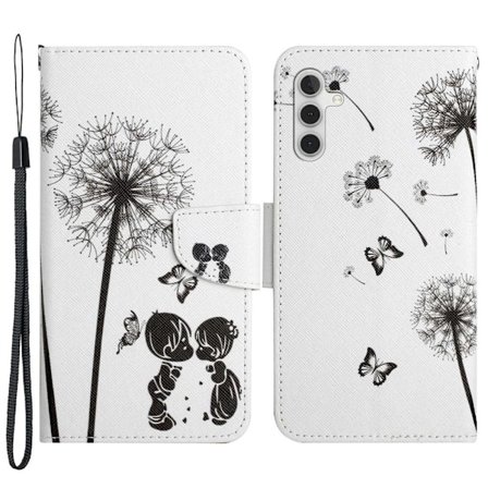 Wonderland Samsung Galaxy A14 Läppäkotelo - Dandelion