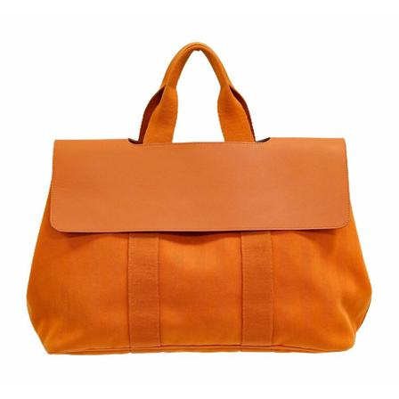 Hermès Vintage Hermès Valparaiso , Oranje , Dames , Maat: ONE Size Vintage Tassen