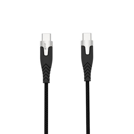 GEAR PRO USB-C till USB-C kabel 2.0 1.5m Svart