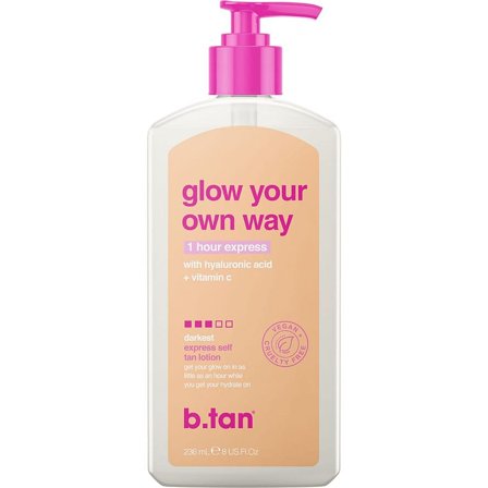 b.tan Glow your own way express tan lotion 237 ml, Skincare, Solpleje, Selvbruner
