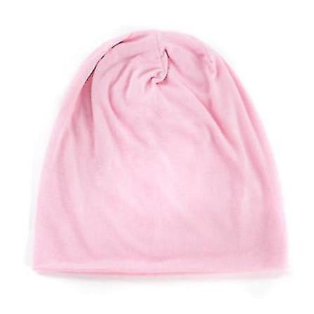 Vintervarma Casual Beanies-unisex hiphopkepsar (rosa)