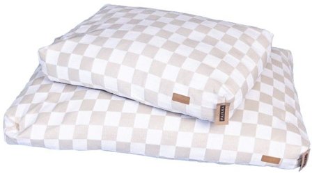 PAIKKA Check Mattress Beige 85 x 55 cm