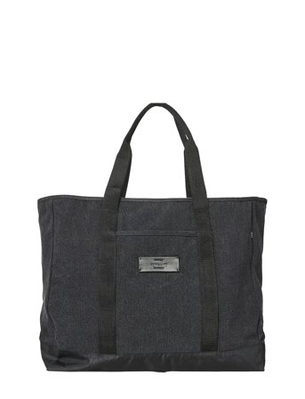 Boutique Washed Adonis Shopper Black Mads Nørgaard