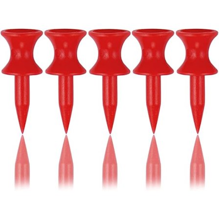 Røde Golf T-skjorter Plast 32MM 100 Stk Små Slott Golf T-skjorter 1 1/4 tommer