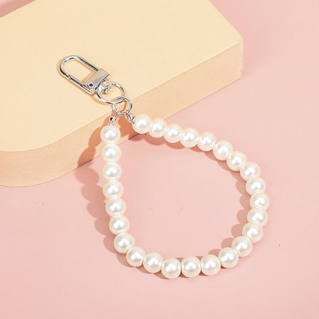 Pearls Beaded nøkkelringer for kvinner Bilveske Bluetooth Headset Key