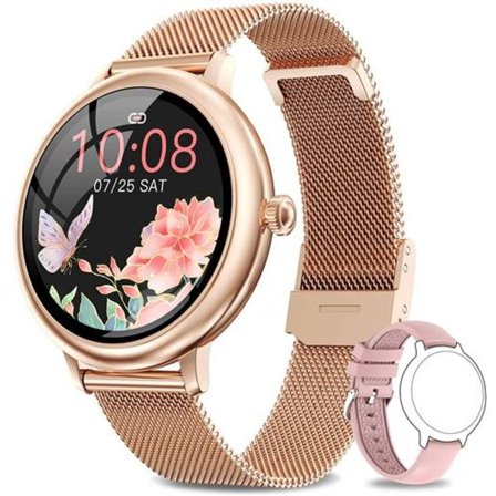 Dames Smartwatch med Vandafvisende Sportfunktion, Bloo