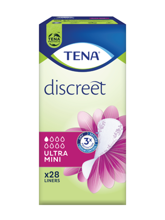 Tena Discreet Ultra Mini, 28 stk.