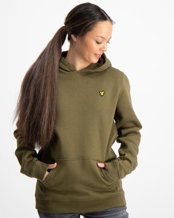 Lyle & Scott Classic OTH Hoody Fleece Grün Hoodies/Kapuzenpullover Mädchen - Kidsbrandstore