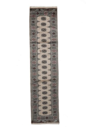 Tapis Pakistan Boukhara 2Ply 81X327 De Couloir Marron/Noir (Laine, Pakistan)