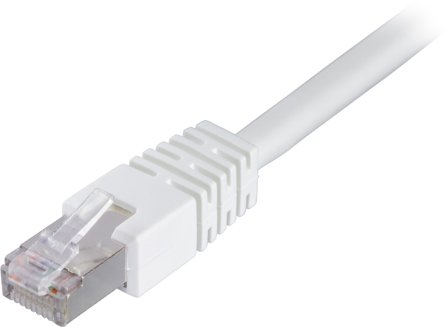 Deltaco Koblingskabel - RJ-45 (hann) til RJ-45 (hann) - 3 m - FTP - CAT 6 - hvit