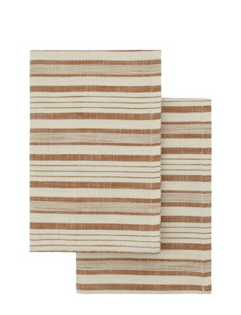 meraki Tea Towels, Terracotta, 70X50 Cm 2-Pack - Brown - ONE SIZE