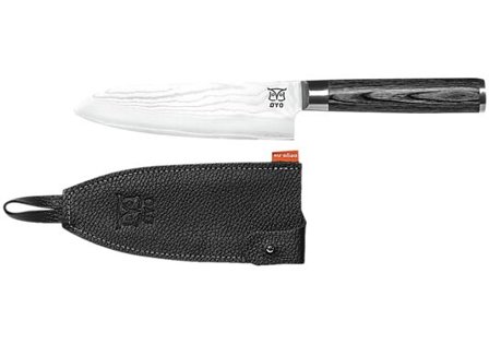 ØYO KOKKEKNIV OPAL SANTOKU GRÅ 16,5CM