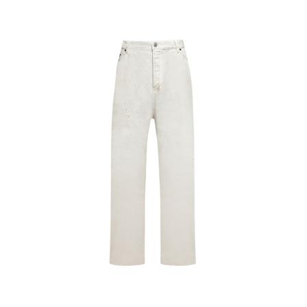 Balenciaga, Straight Jeans Wit, Heren, Maat:M