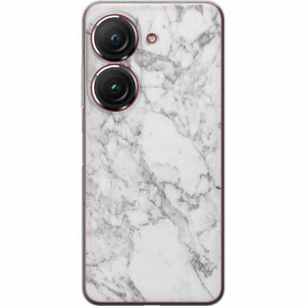 Asus Zenfone 9 Genomskinligt Skal Marmor Vit