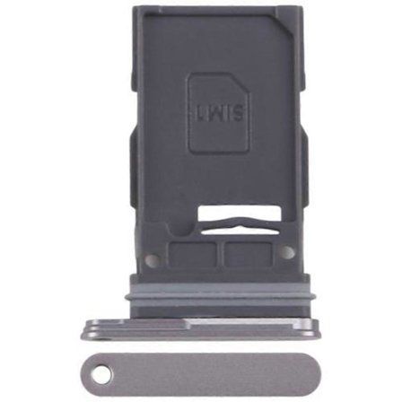 Til Samsung Galaxy S25 S931 / S25+ S936 OEM SIM Kortbakke Holder Udskiftning (Uden Logo) - Grå