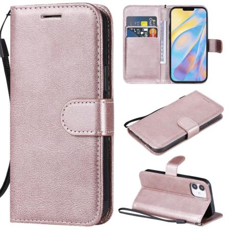 Iphone 12 Mini - Plånboksfodral - Roséguld Roséguld