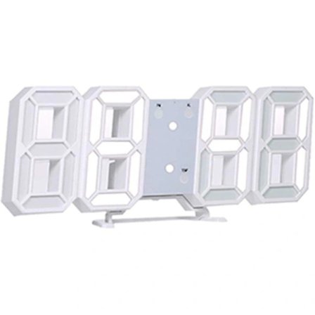 Decdeal vekkerklokke digital skrivebordsklokke LED-klokke veggklokker