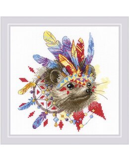 Stickpackung Bild Farbenfroh