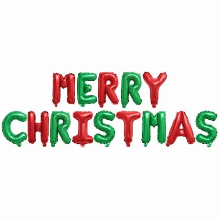 God jul brev folie ballonger banner jul pynt jul pynt