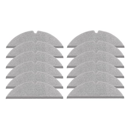 12 stk. moppeklude til D20 Plus / D20 reservedele, rengør hygiejniske gulve, værktøj til rengøring i hjemmet