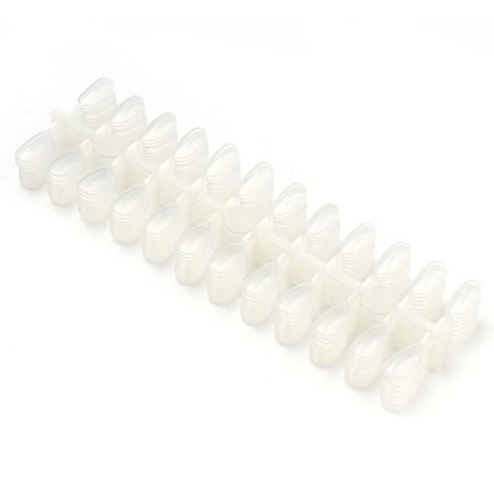 240 st Runda Falska Naglar Spetsar Gel Polish Färgvisningskort Övningspalett Manikyrverktyg #02