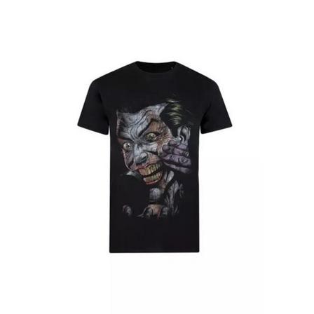 Dc Comics Herr Glöm Inte Att Le The Joker T-shirt M Svart